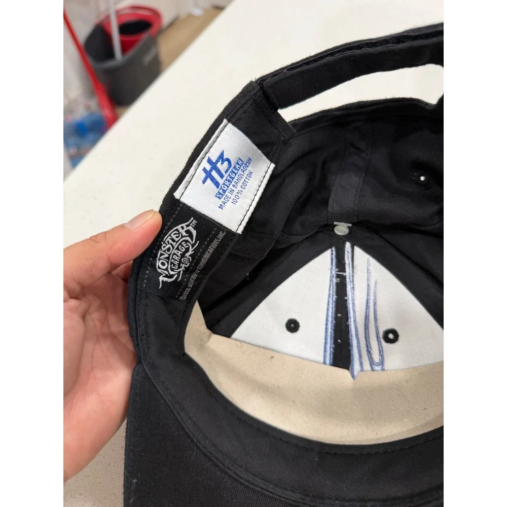 Monster Garage‎ Flame Racing Baseball Cap Black Blue Adult Men One Size